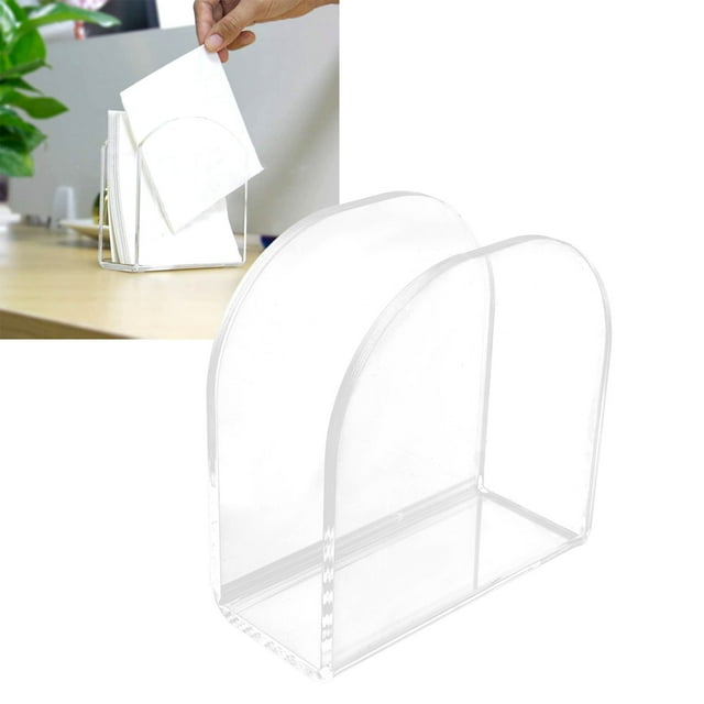 Catadrina De Servilletas, Dispensador De Soporte De Servilletas De Acero Inoxidable Soporte De Papel Transparente Para Restaurantes Para Café