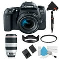 thumbnail image 1 of Canon EOS 77D Appareil Photo Reflex Numérique avec Objectif 18-55mm Ensemble de Base + Objectif 100-400mm (Modèle Intl), 1 of 5