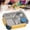B, variant on Adult Leakproof Lunch Box with Tableware - Stainless Steel & Plastic 2-Compartment Red Bento Box for Work, Travel, and Outdoor