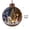 Snowman Christmas Tree, variant on BUDAO00 Glowing Christmas Story Ornament, Christmas Train Miniature Scene in Clear Acrylic Ball with Warm LED Light, Hanging Tree Bauble for Mantel, Window and Holiday Decor, 3.15 Inch