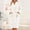 White, variant on Ynynloco Women Shawl Plush Fleece Kimono Robes Bathrobe Soft Sleepwear V-neck Casual Ladies Loungewear Housecoat with Pockets