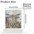 thumbnail image 6 of TSOVTHRID Decorative Chair Back Cover for Dining Room Kitchen Chair Cover Removable Chairs Slipcovers for Holiday Party Festival Decor,Dragonfly Floral Oil Painting Print, Set of 1, 6 of 7