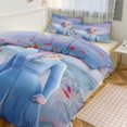 thumbnail image 1 of Frozen Ensemble de Lit Réversible 3 Pcs pour Lit Jumeau - Comprend 1 Couette Réversible et 2 Taies d'Oreiller - Microfibre Résistante à la Décoloration - Draps de Lit, 1 of 5