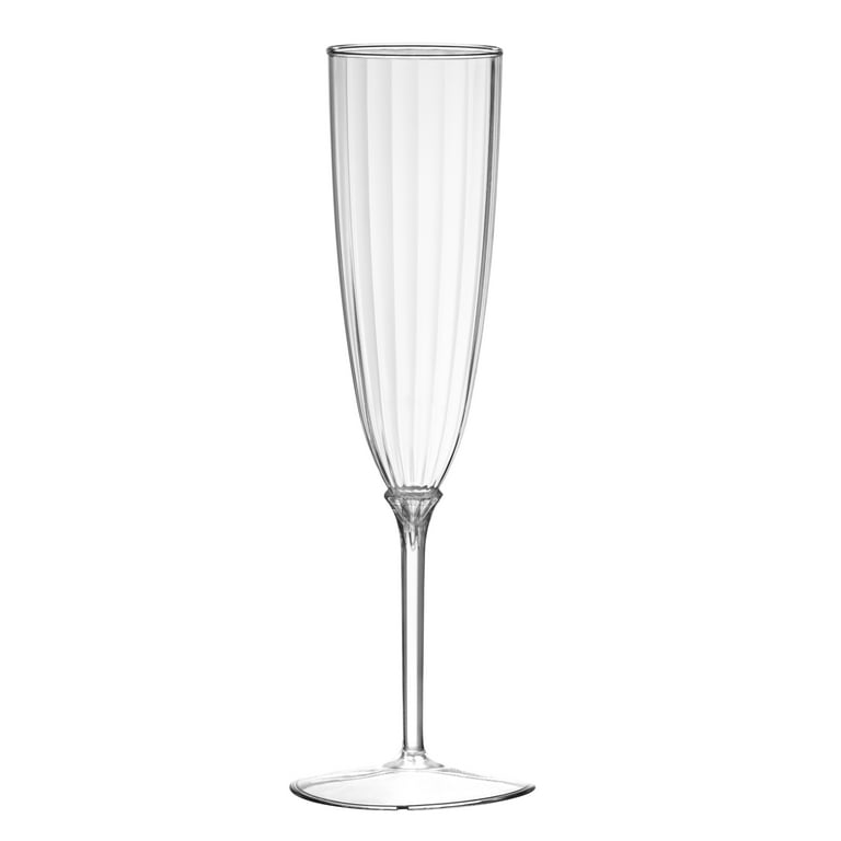 Posh Setting Clear Plastic Champagne Flutes - Disposable Party Glasses for  Weddings, Celebrations, S…See more Posh Setting Clear Plastic Champagne