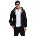 thumbnail image 3 of Men's Moabrock Windbreaker Waterproof Windproof Rain Jacket with Hood for Outdoor Sports, 3 of 7