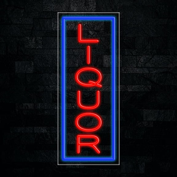 Liquor-LED Neon Sign 12"L x 30"H #30999