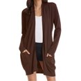 thumbnail image 1 of Cardigan Ouvert pour Femmes avec Poches Manches Longues, 1 of 4