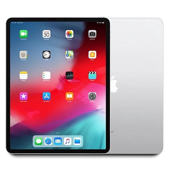 Restored 2018 Apple 12.9-in iPad pro Wi Fi+Cellular 256 GB Silver (3rd Generation) (Refurbished)