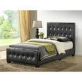 thumbnail image 2 of Passion Furniture Diamond Black Twin Panel Beds, 2 of 3