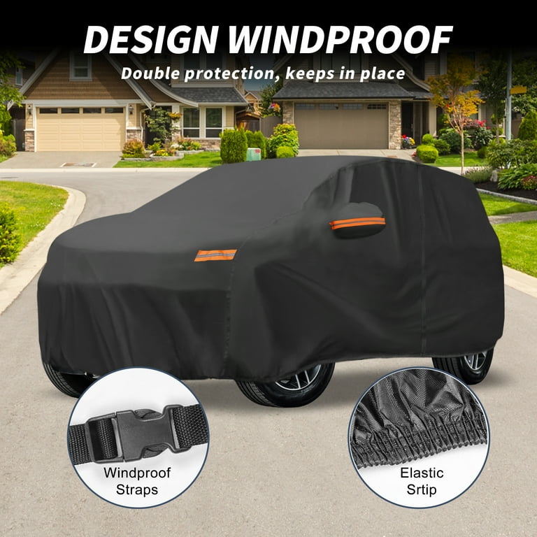 All-Weather Car Cover For Smart Fortwo (2007-2024) - Waterproof, Windproof 210D Oxford With Zipper