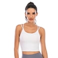 thumbnail image 1 of Women Sling Tube Top Wrapped Chest Female Vest with Pads Tank Yoga Bras, 1 of 8