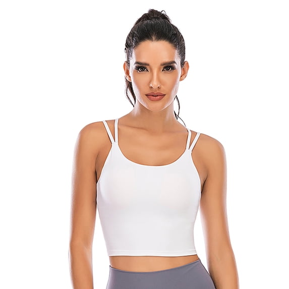 Women Sling Tube Top Wrapped Chest Female Vest with Pads Tank Yoga Bras