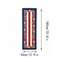 thumbnail image 5 of BZPIZ 4th of July Decorations Table Runner Red/White/Blue Stripe Stars Patriotic Independence Day Table Decoration Home Kitchen Dining Indoor Outdoor, 5 of 5