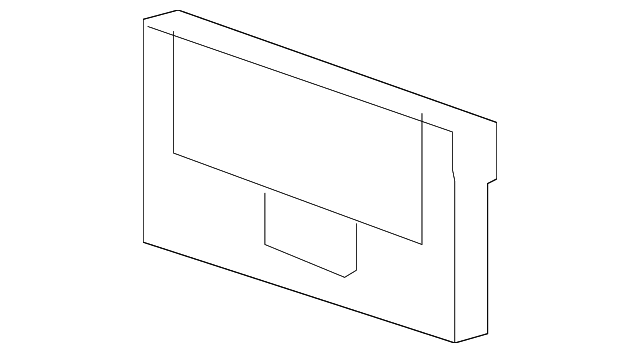 Genuine OE Honda License Frame - 71145-SWA-A01