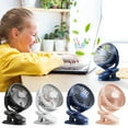 thumbnail image 3 of Nkmbld Desk Fan, Portable Rechargeable Car Clip Carry Large Wind Power Home Desktop Fan,Oscillating Table Air Circulator Fan for Whole Room, 3 of 8