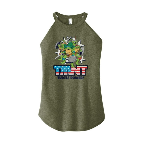 Teenage Mutant Ninja Turtles - Turtle Power Americana - Juniors Tank Top