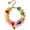 A2:Colorful Heart Bracelet, variant on Chunky Beaded Bracelet for Women Dopamine Colorful Resin bangles Blue White Hot Pink Beaded Boho Bracelets Summer Rainbow Beach Vacation Jewelry Trendy Spring Summer Outfit Accessories