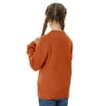 thumbnail image 4 of Girls Long Sleeve Cable Knit Sweater Crewneck Pullover Sweaters Kids Chunky Cute Fall Jumper Tops, 4 of 5