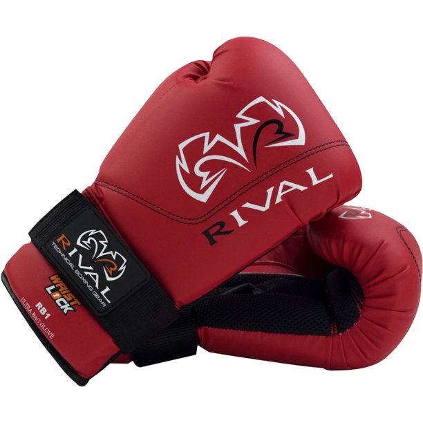 Rival Boxing RB1 Hook and Loop Ultra Bag Gloves Red