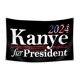 thumbnail image 1 of Tapiz K-anyes 2024 para presidente en microtela 150x90 cm, 1 of 3