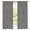 Charcoal grey, variant on Brown Linen Texture Sheer Curtains 72 Inches Long, Vintage Rustic Simple Stripes Light Filtering Window Curtains for Living Room/Bedroom, Rod Pocket Voile Sheer Curtain Drapes, 52"W x 72"L, 2 Panels