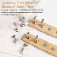thumbnail image 3 of Nail holders, 2-piece magnetic nail holder for painting, Nails Nail stand for painting nails Nail display with 96 pieces reusable sticky putty, for nail art display at home and salon use, 3 of 3