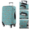 thumbnail image 5 of Multicolor Controllers Games Icons Blue Pattern Luggage Cover Fashion Suitcase Cover Baggage Covers Fit 25-28 Inch Luggage (Go Travel), 5 of 5