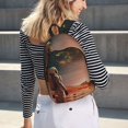 thumbnail image 5 of Fotbe Astronaut On Mars A Mochila de Lona con Estampado, Mochila Duradera, Mochila Versátil de Alta Calidad, Mochila Compacta Vintage-Small, 5 of 5