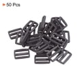 thumbnail image 3 of Unique Bargains 1 Inch Tri-Glide Slide Buckles Webbing Strap Fastener, Gray, 50 Pack, 3 of 5