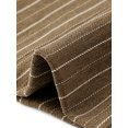 thumbnail image 5 of INSPIRE CHIC Pinstripe Blazers for Women Notched Lapel Long Sleeve Office Work Business Suit Jackets Striped Blazer with Pockets XS Dark Brown Stripes, 5 of 6