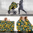 thumbnail image 2 of Zufioo Fresh Orange Print Baby Stroller Seat Nursing Cover, Baby Stroller Canopy Seat Cover Breastfeeding Cover, Suitable for Indoor and Outdoor-One Size, 2 of 9