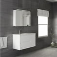 thumbnail image 3 of Ws Bath Collections Ambra 90 Pack 2 Ambra 36" Wall Mounted Single Basin Vanity Set - Wood, 3 of 4