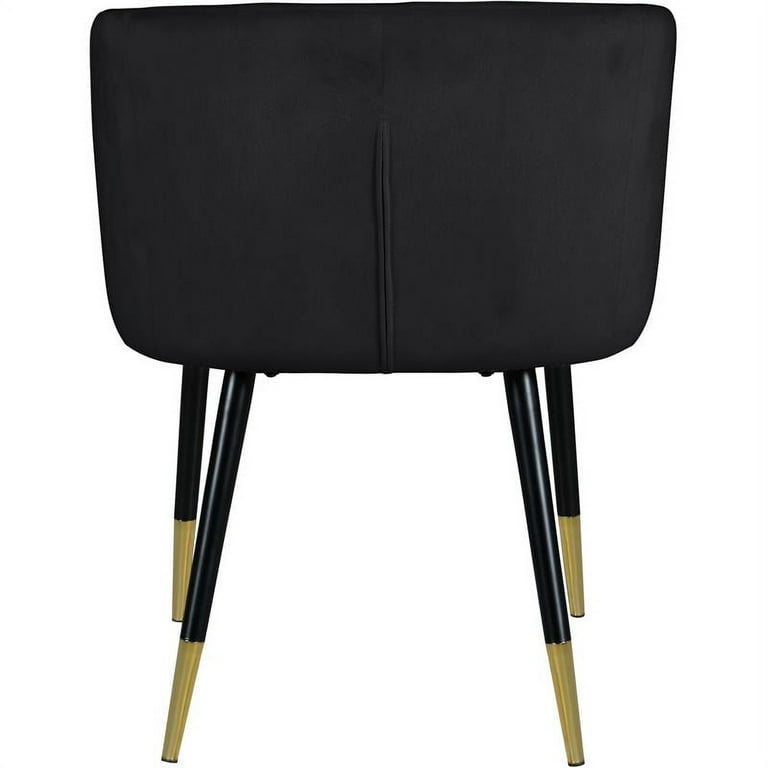 Meridian Furniture Louise Velvet Dining Chair Meridian Furniture Louise Velvet Dining Chair