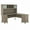 Ash Gray, variant on Bush Furniture Somerset 72" L Desk and Hutch with Storage, Storm Gray