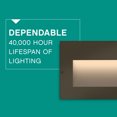 thumbnail image 5 of Hinkley Lighting 1563 Taper 12V 1.9W 5" Wide Led Step Light - Matte Black Stainless, 5 of 5
