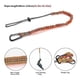 thumbnail image 2 of Cordón para herramientas, 3 piezas de cordón de seguridad con mosquetón, cordón de seguridad con absorción de impactos, ajustable, L Y, 2 of 5