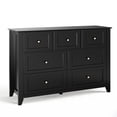 thumbnail image 4 of Commode Moderne à 7 Tiroirs, Commode en Bois pour Chambre, Commode Double à Rangement Profond pour Salon, Couloir, Organisation d'Entrée, 4 of 9