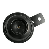 Unique Bargains Black Metal DC 12V 1.5A 110dB Warn Loud Horn Trumpet for Electric Motorcycle
