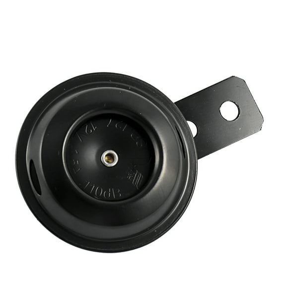 Unique Bargains Black Metal DC 12V 1.5A 110dB Warn Loud Horn Trumpet for Electric Motorcycle