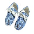 thumbnail image 5 of YOUYEDIAN Loafers for Women Versatile Round Toe Patchwork Print Fashion Slip On Comfy Lace-up Design Flats Casual Platform Outdoor Walking Shoes, 5 of 5