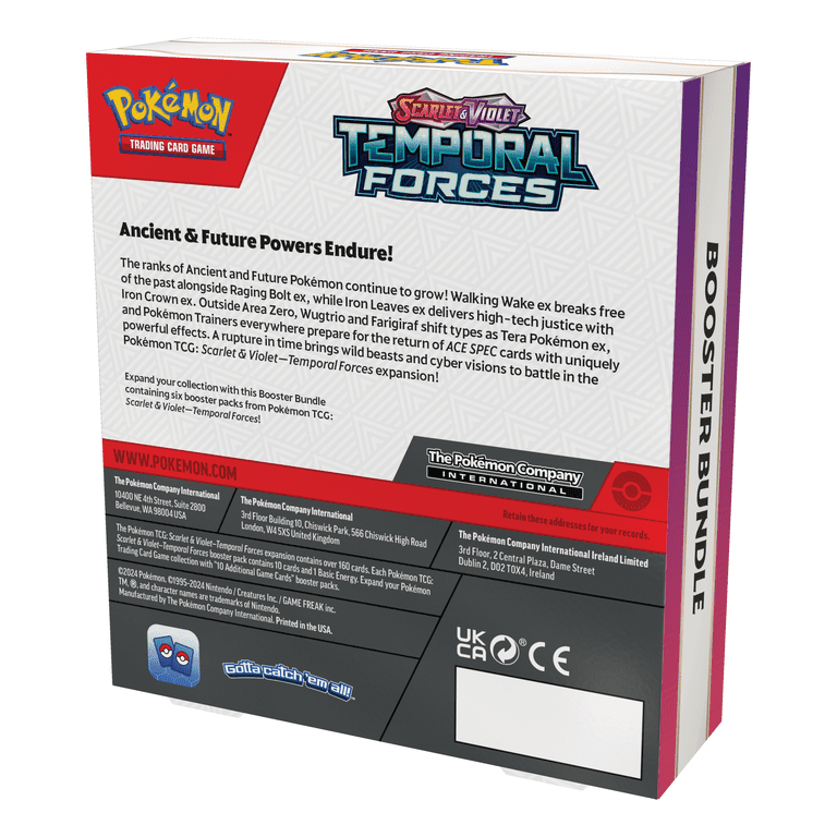 Pokemon Trading Card Game SV5 Temporal Forces Booster Bundle, 6 Packs -  Walmart.com
