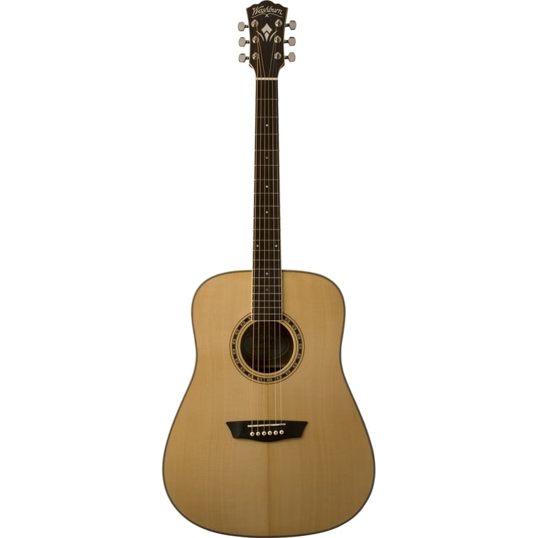 Washburn WD10S Acoustic Guitar With Mahogany Sides And Back