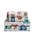 thumbnail image 4 of Kute Kids 4-Piece Ultra Soft Race Car Dreams Multicolor Microfiber Woven Sheet Set, Queen, 4 of 6