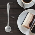 thumbnail image 4 of EIMELI 8Pcs Flower Spoon Coffee Teaspoon Set Stainless Steel Dessert Spoon Durable Anti Rust Tableware Spoon Creative Tea Scoop Coffee Stirring Spoon - Silver, 4 of 10