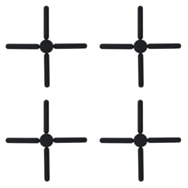 THLKIF 4 Pack Thick Silicone Trivets for Hot Dishes Eco-Friendly Foldable Trivets for Hot Pots and Pans Folding Trivet Save Much Space for Kitchen Home ﻿