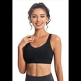 thumbnail image 3 of Sujetador Deportivo con Espalda Cruzada, Color Negro, Talla XL, 3 of 8