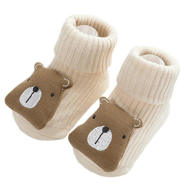 Children Floor Socks Spring Autumn 3D Cartoon Toy Baby Socks Glue Dispensing Non- Baby Socks