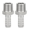 thumbnail image 4 of Quick Coupling Connector, BSPT Male Thread Connector Barb Joint Fast Connection 1 or 2in 8mm 10mm 12mm for Pneumatic Equipment, Conveying Compressed Air, Made of 304 Stainless, 4 of 7