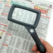 Carson SureGrip Series 3.3 inch 2x Magnification with 11.5x Spot Lens Soft-Grip Handheld or Hands-Free Magnifier