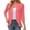 Watermelon Red, variant on cocolona Lightweight Cardigans for Women Ruffle Open Front Solid Color Long Sleeve Summer Fall Tops Flowy Loose Sun Protection Cardigan